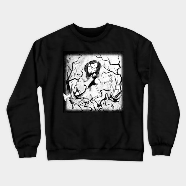 Evil Night Together Crewneck Sweatshirt by CombTheCombel